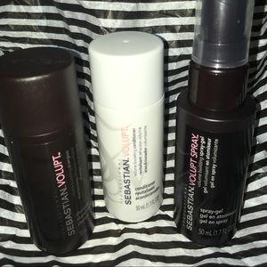 Trio of Sebastian VOLUPT hair products